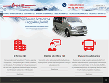 Tablet Screenshot of bustravel.com.pl